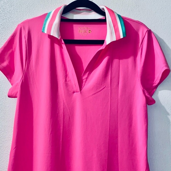 Lilly Pulitzer Luxletic Cayo Costa dress UPF 50+ Roxie pink - Picture 5 of 16